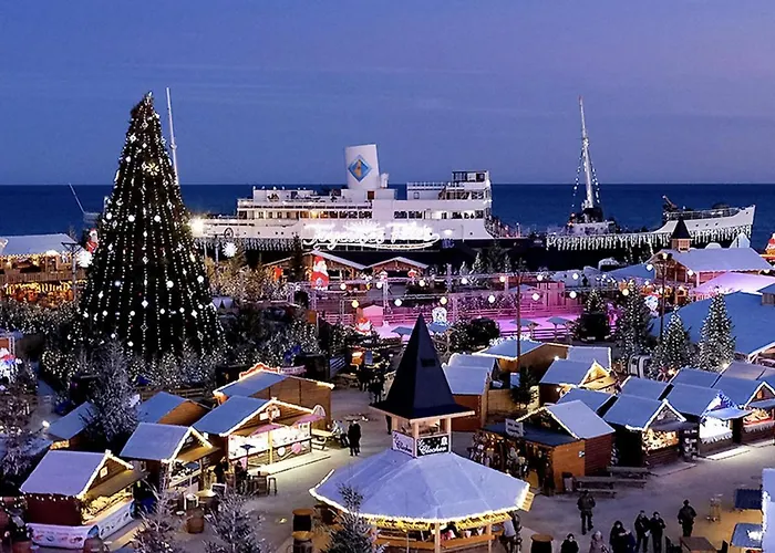 joli appart sur l\'étang à côté du marché de Noël